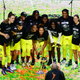The Seattle Storm poses for a picture after winning the WNBA Championship after defeating the Las Vegas Aces 92-59 during Game 3 of the WNBA Finals at Feld Entertainment Center on October 06, 2020 in Palmetto, Florida.